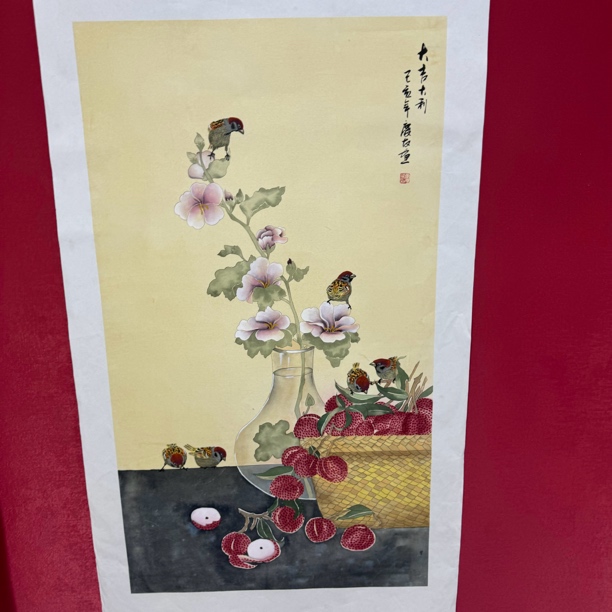 李老师花鸟绘画作品