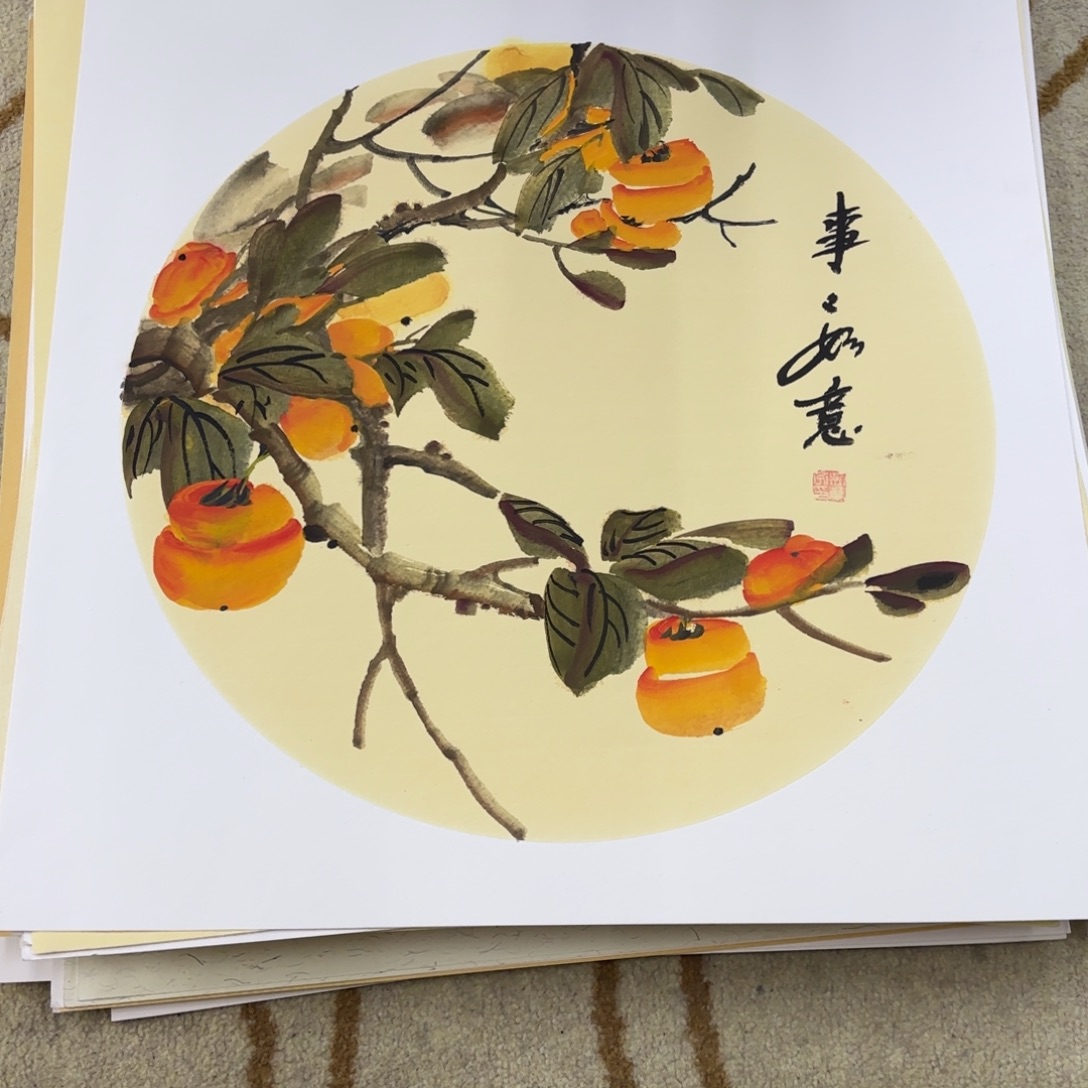 国画国画老师作品刘