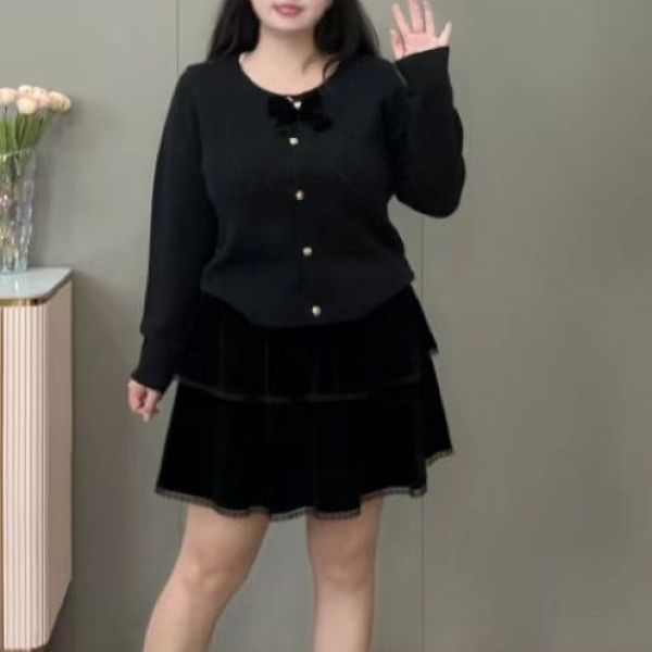 【小巧定制】CCC11359秋季新款显瘦蝴蝶结毛衣