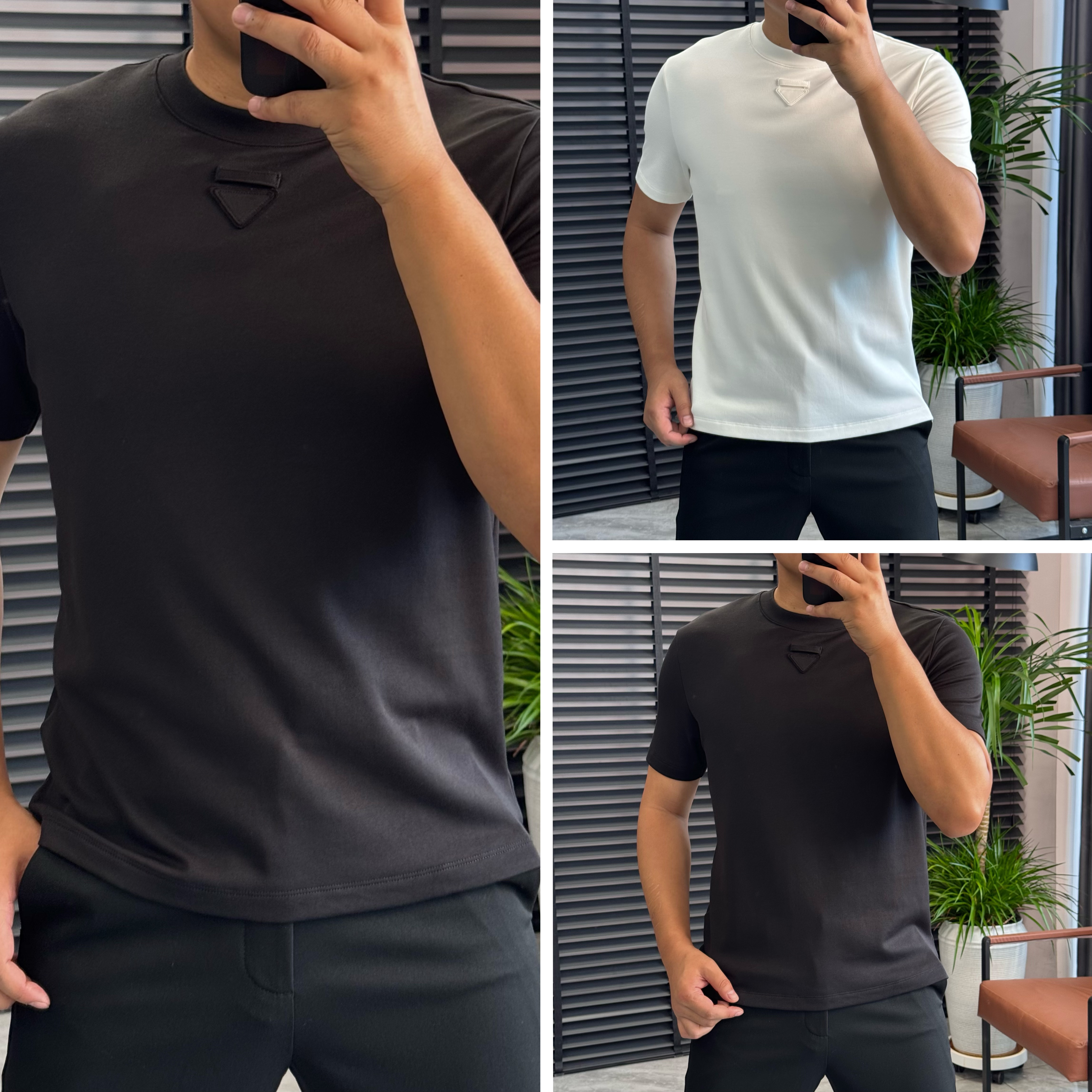 棉柔莫代尔 | 9563秋冬季肤感磨毛百搭圆领打底男T恤短袖