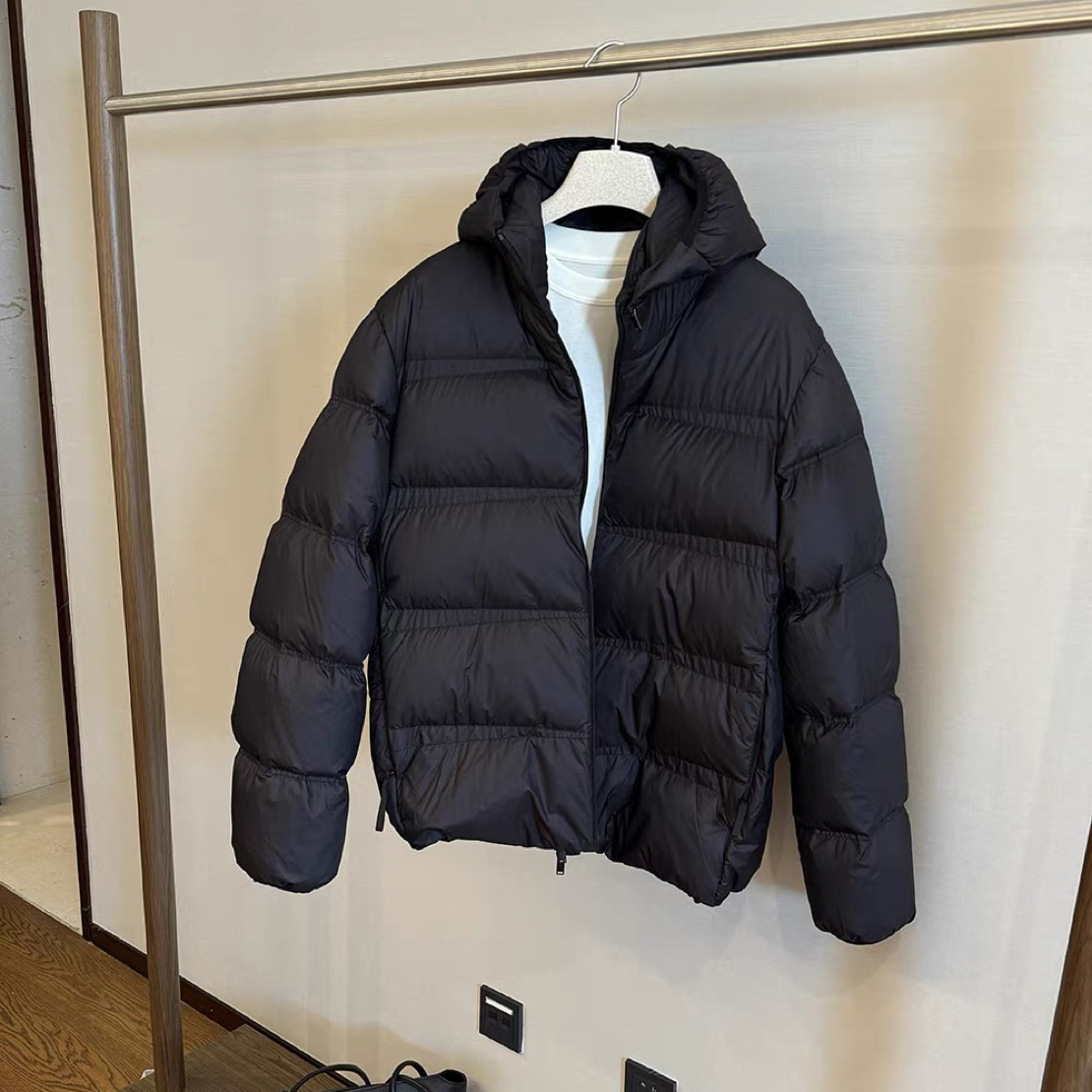 高阶轻盈裸感连帽可拆卸鹅绒羽绒服