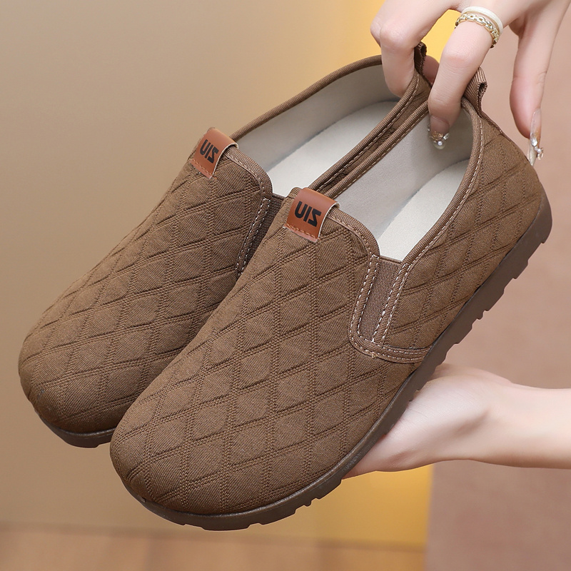 秋季新款一脚蹬懒人鞋百搭舒适懒人鞋软底软面女单鞋