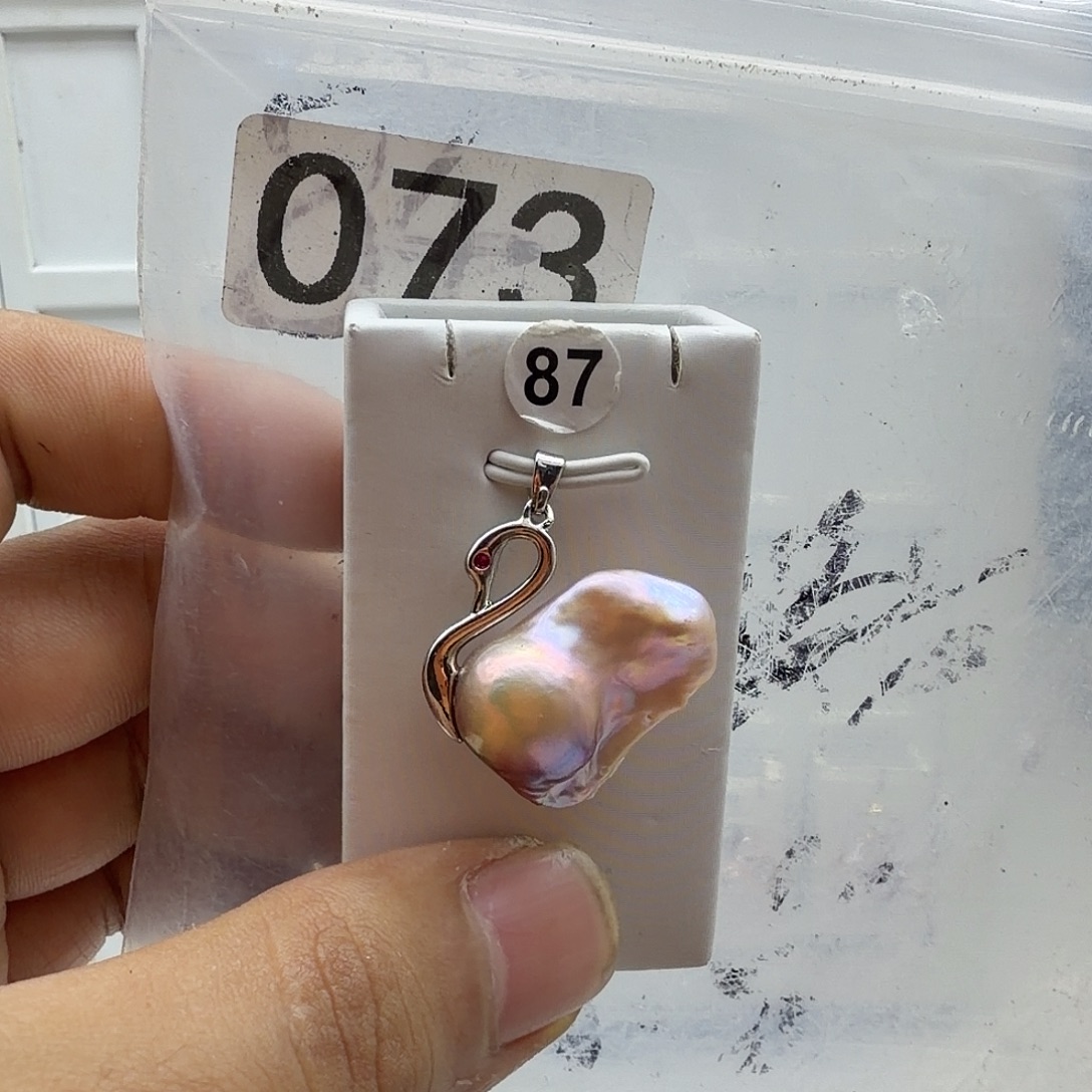 颈饰合金淡水珍珠