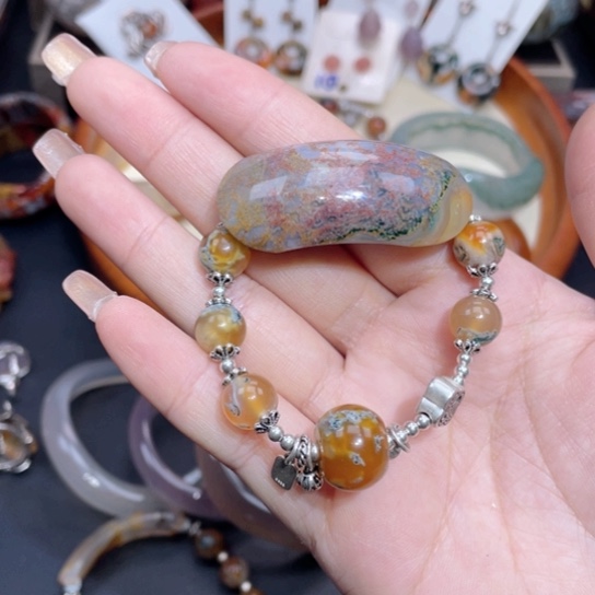 玛瑙/玉髓手链未镶嵌