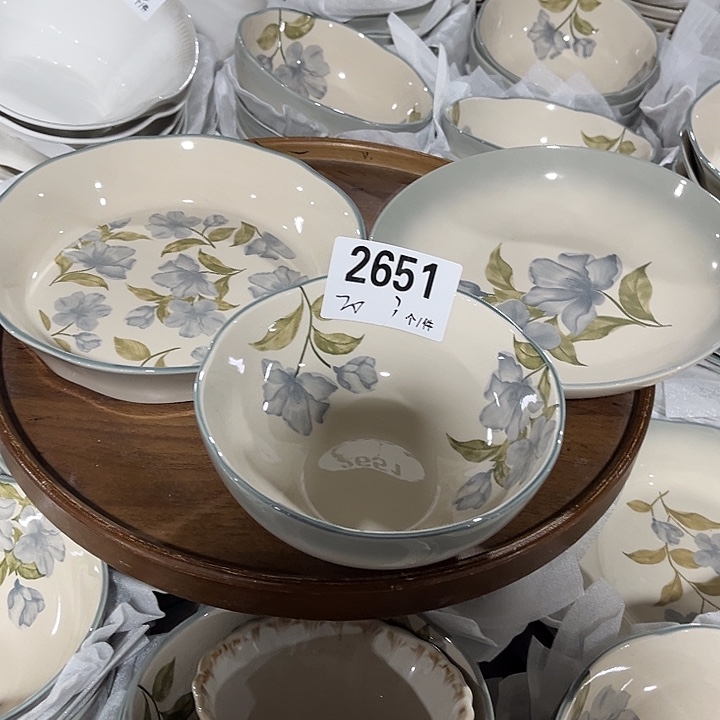 瓷微瑕外贸餐具2651