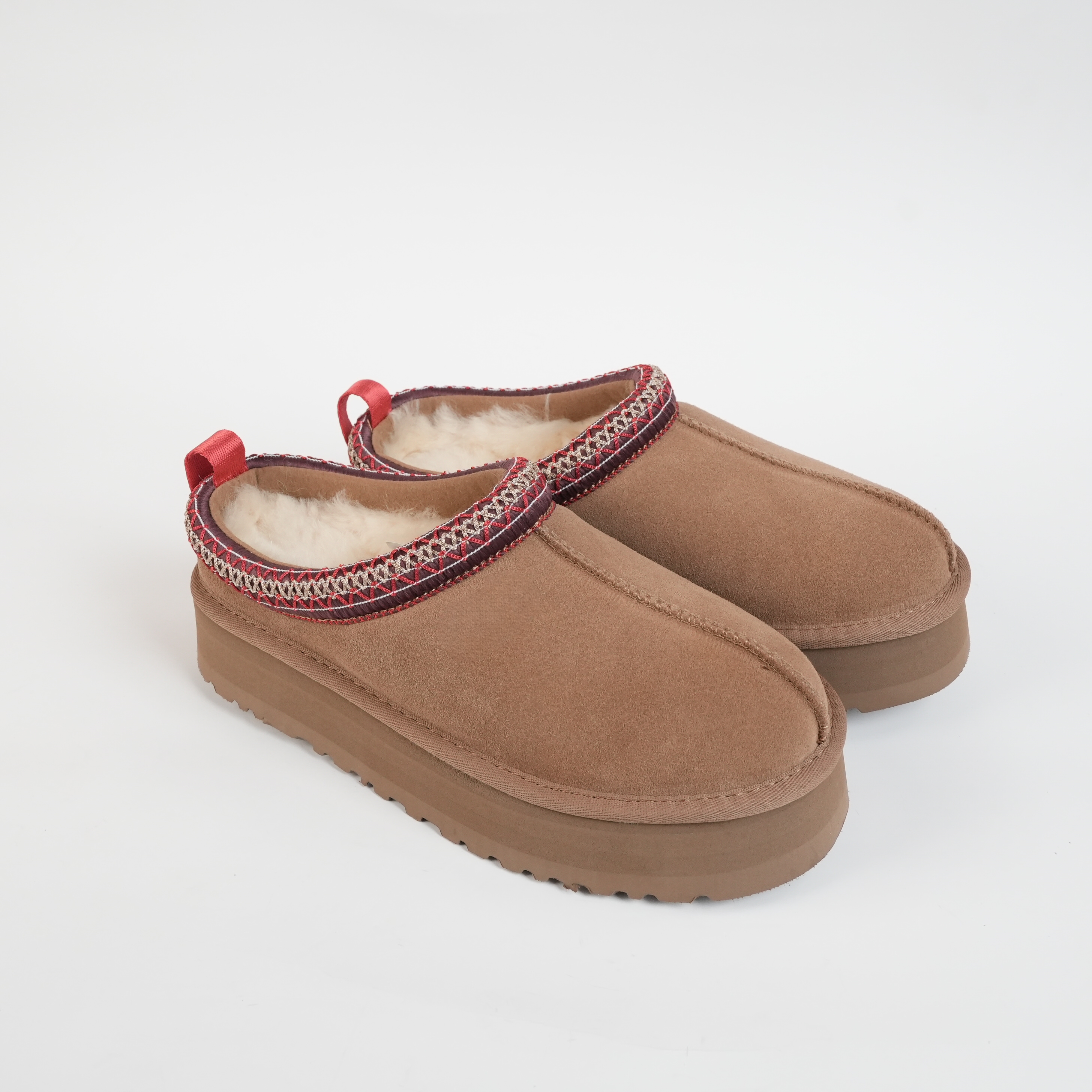 【民族风】冬季雪地靴外牛皮内羊皮毛一体女款爆火保暖雪地靴