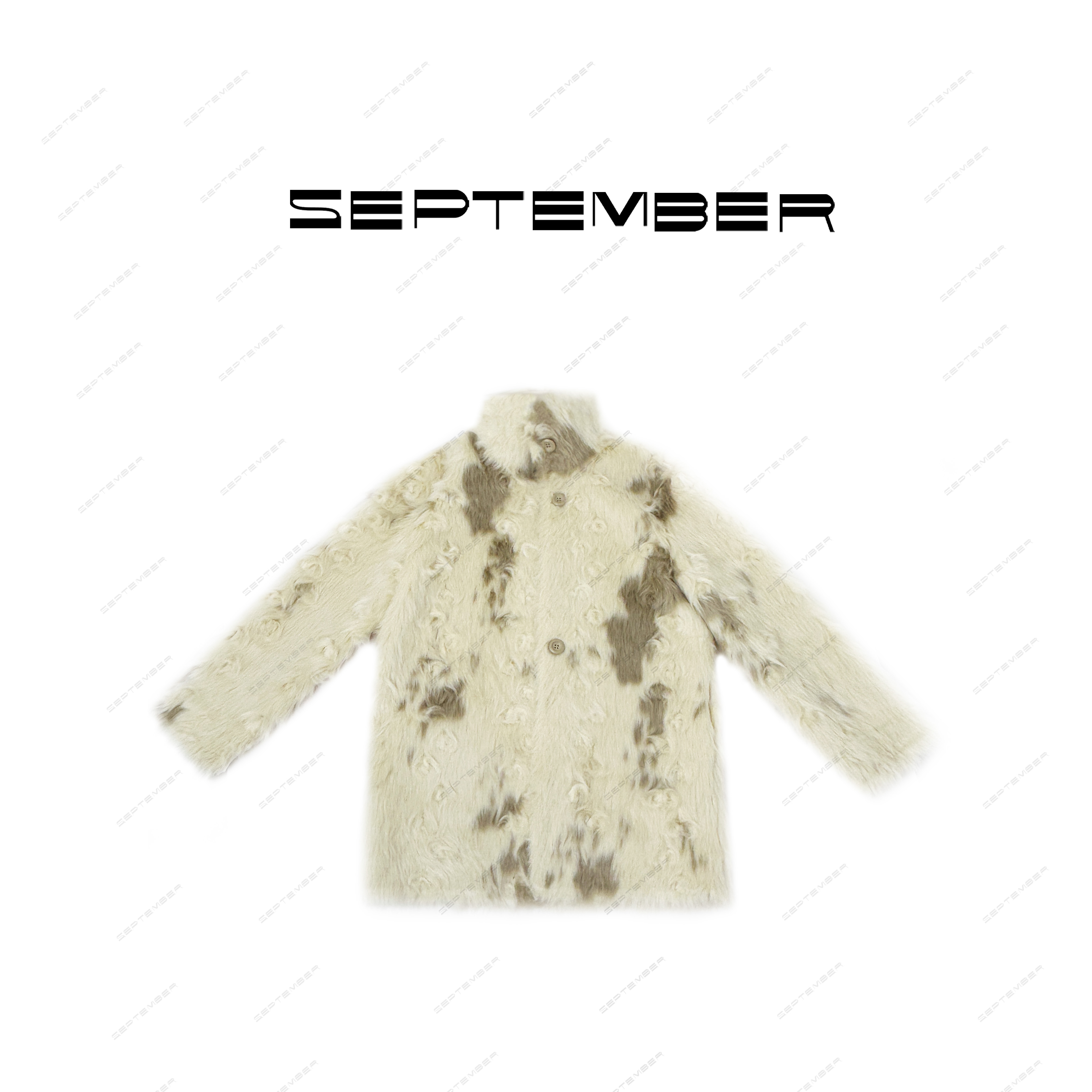 秋冬季新款断码捡漏.“润色生活”卷卷毛毛皮毛一体外套 4052