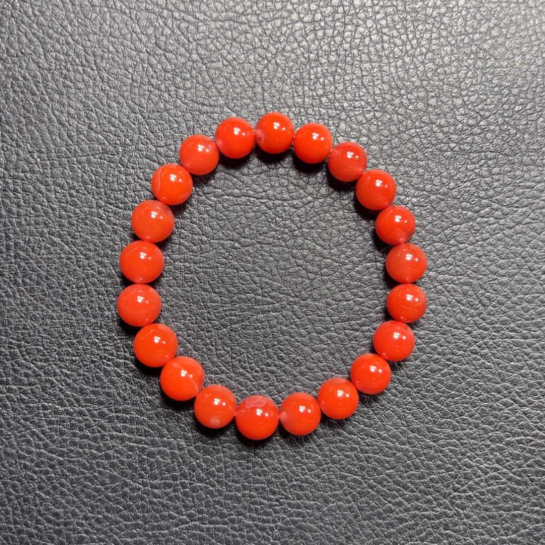 南红玛瑙8➕大黑洞单圈未镶嵌