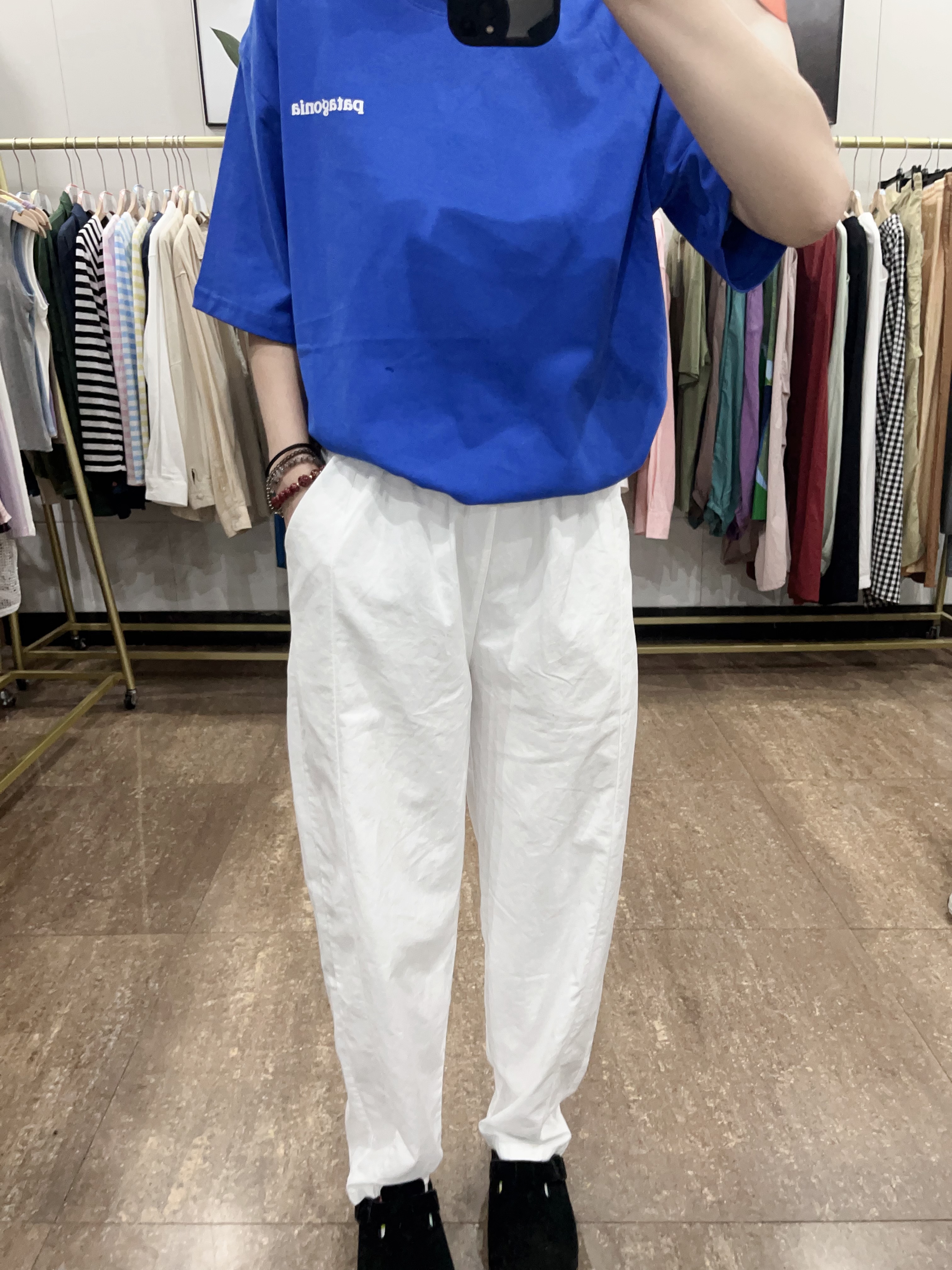 小胖子优选女装夏季莱赛尔棉萝卜裤2025新款宽松大码休闲哈伦裤