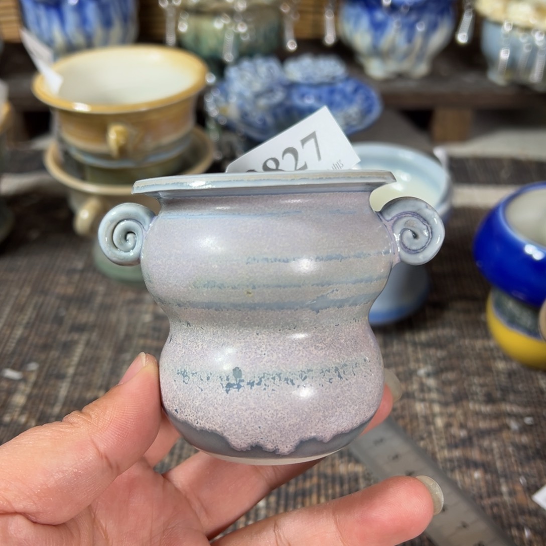 红陶景德镇手工花盆