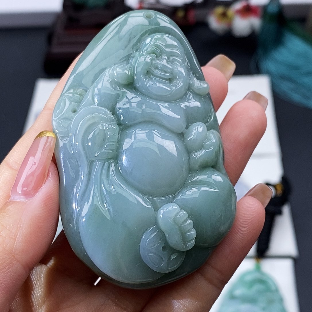 翡翠颈饰未镶嵌聚*翡翠