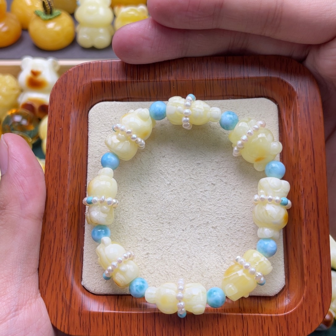 琥珀未镶嵌裸石蜜蜡