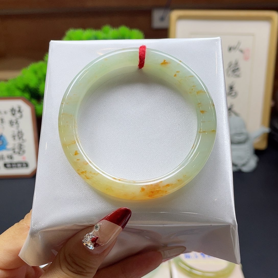 翡翠手镯未镶嵌54 号链接