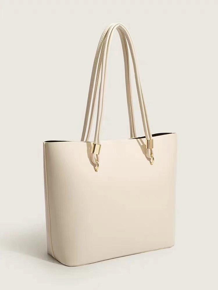 2025新款顶版双面中大号托特包时尚百搭大包通勤包妈咪包购物袋