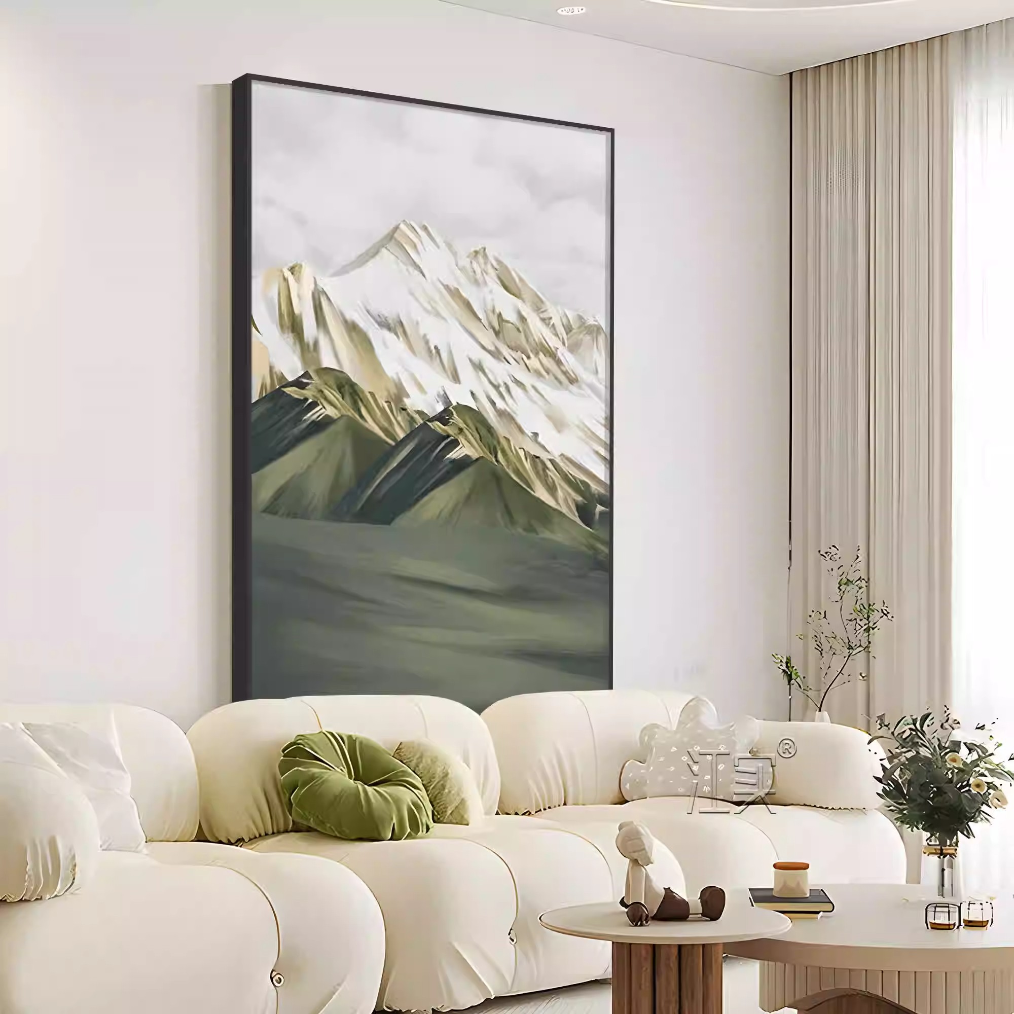 大气大山单幅装饰画客厅玄关挂画卧室沙发背景墙壁画山80120
