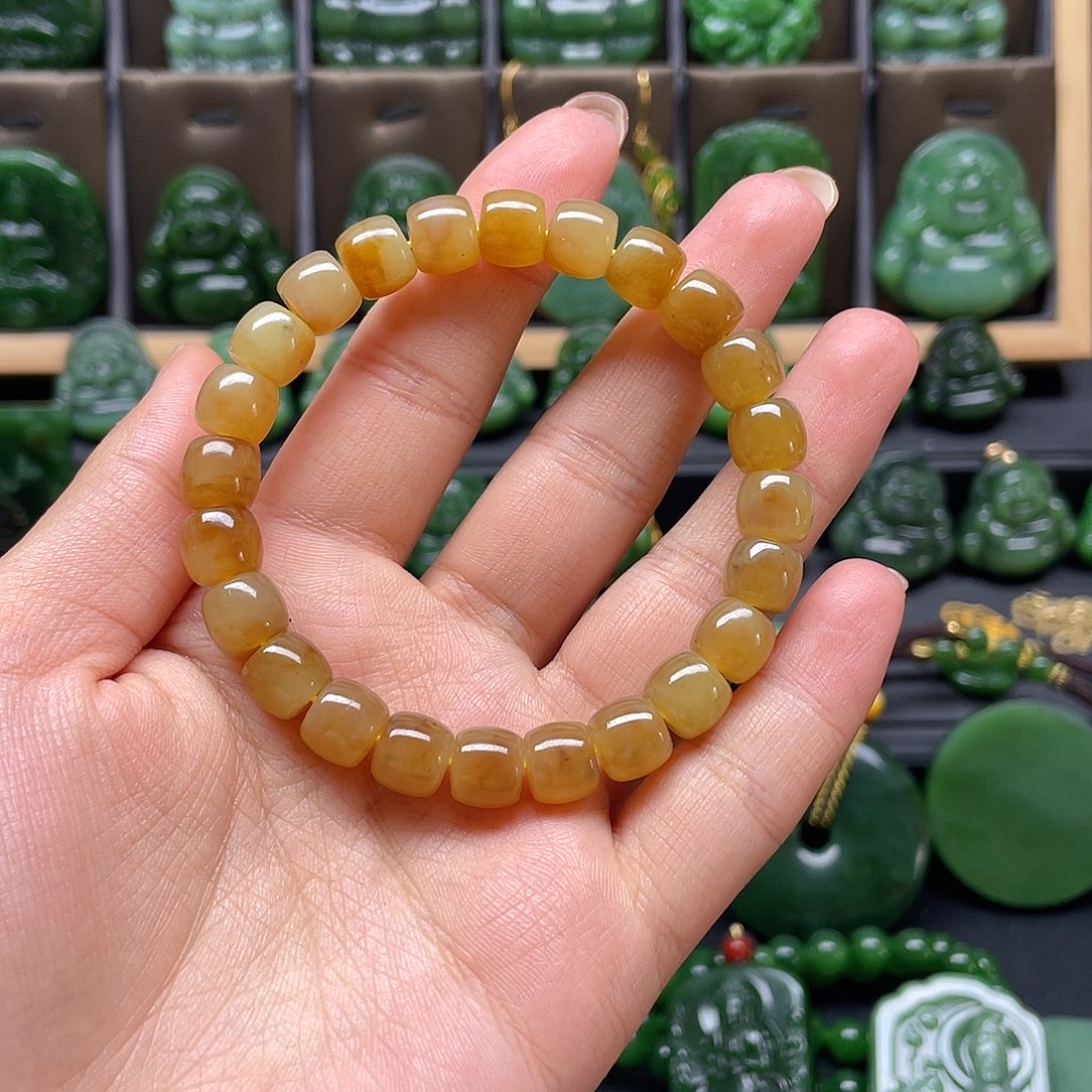 和田玉手链未镶嵌