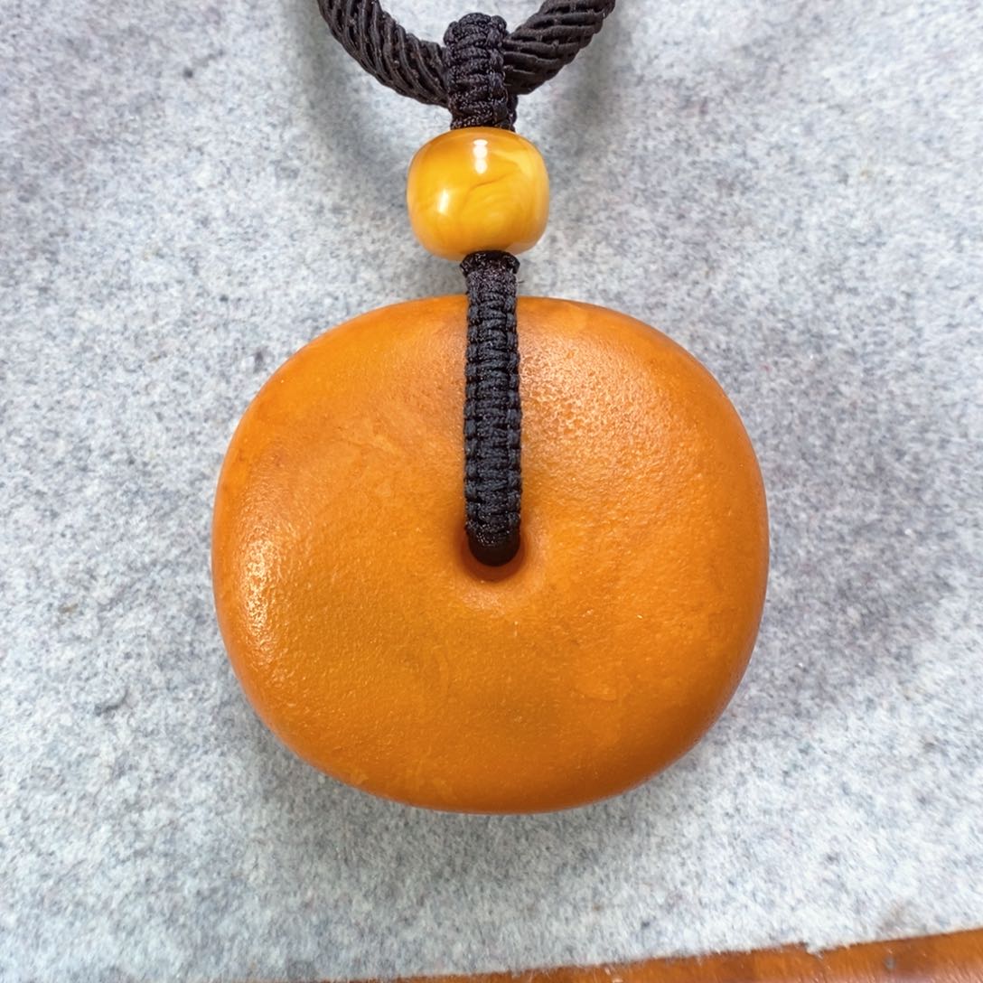 蜜蜡项链未镶嵌蜜蜡吊坠