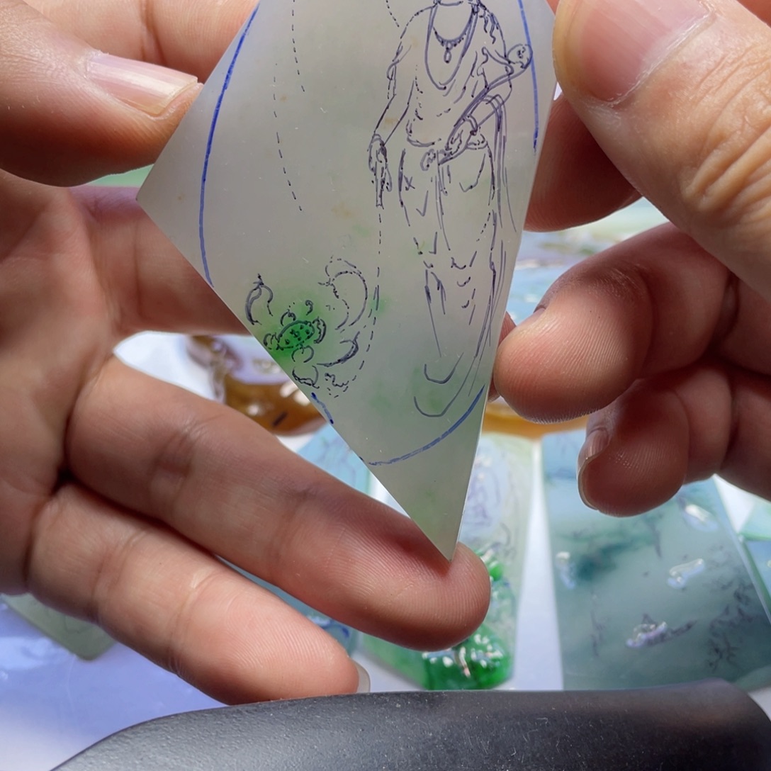 定制翡翠未镶嵌不退不换