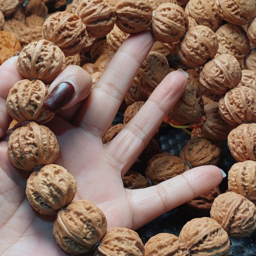 【闪购商品】文玩核桃吊坠風**子京八棱