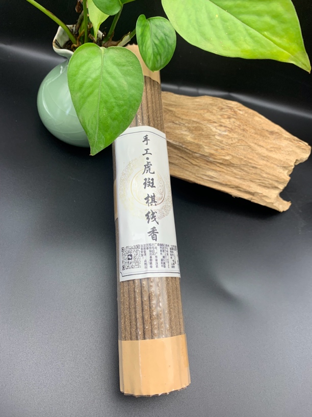 手工虎斑棋线香 100克装，持久留香
