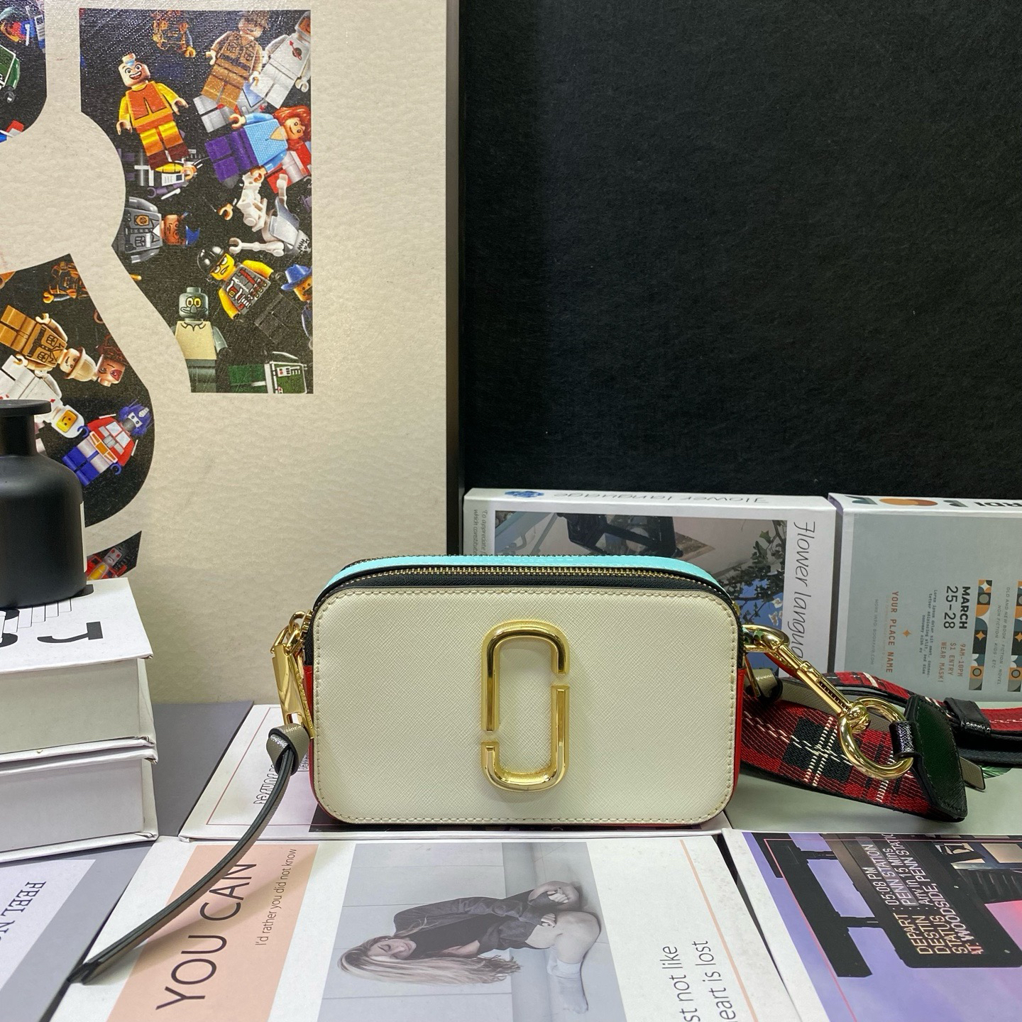 95新 Marc Jacobs/莫杰 23600斜挎包18*10