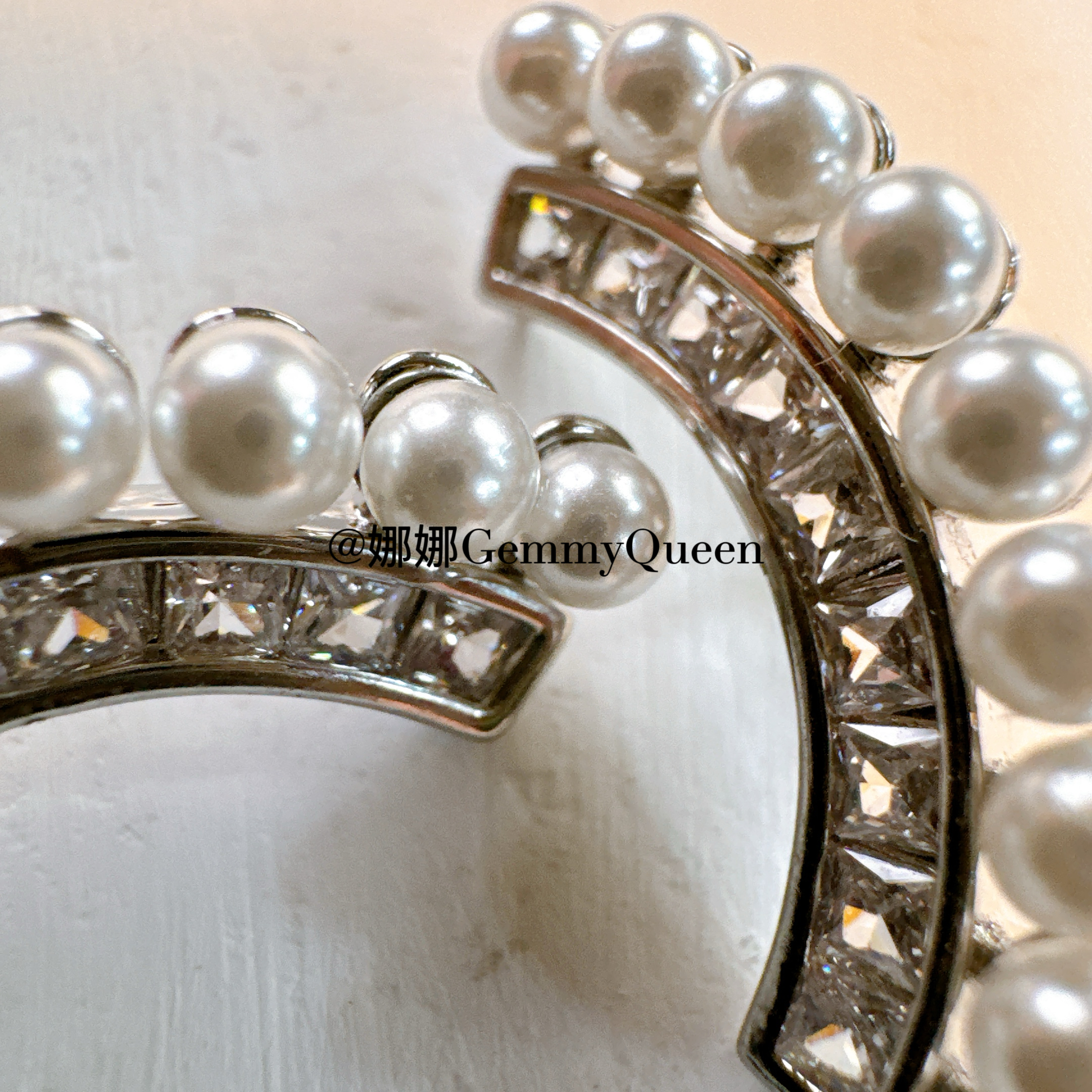 铜合金合成锆石耳饰 娜娜GemmyQueen耳环GQ05977