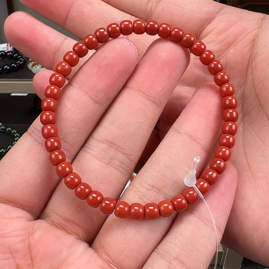 玛瑙/玉髓未镶嵌手链卡5+mm