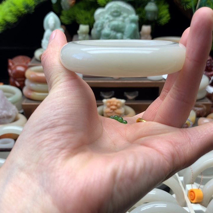 查罗石合金手镯（开口镯）54