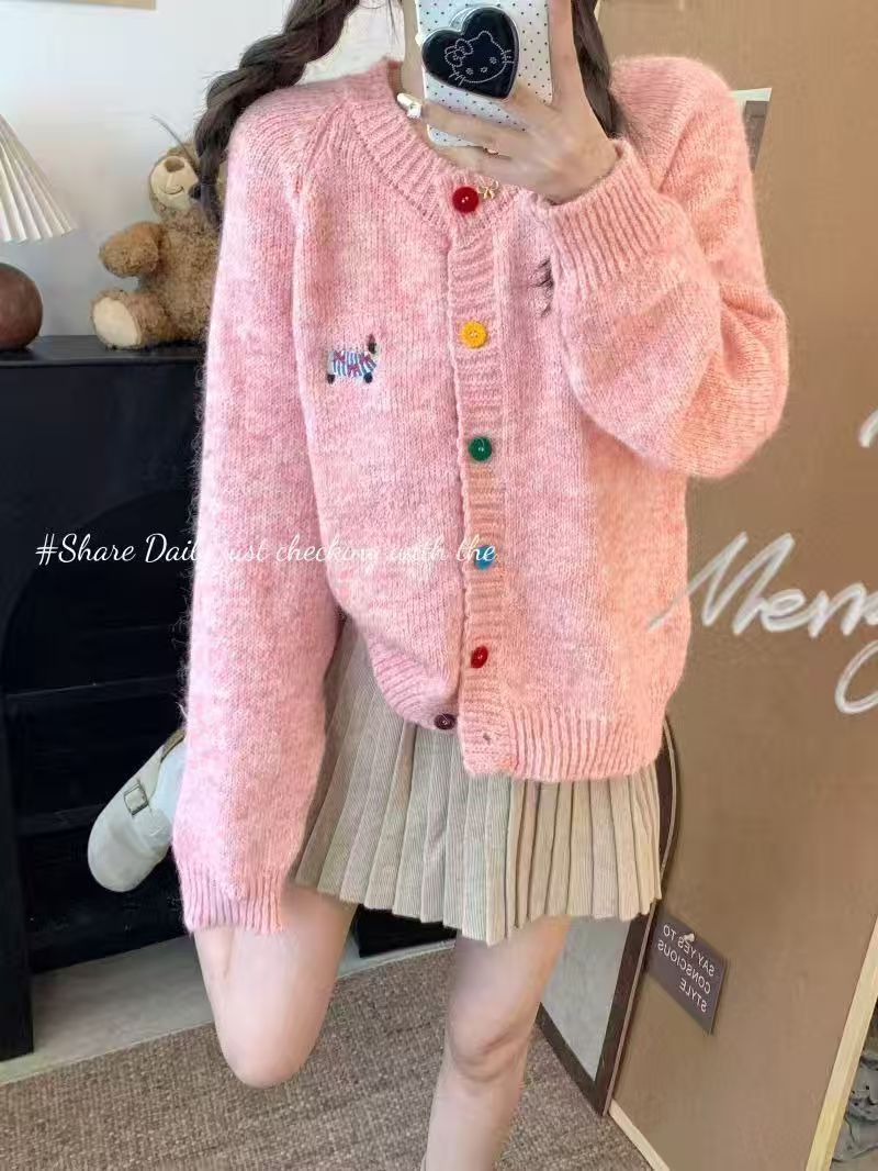 A801-A900宽松毛针织纱中长款大版秋季早秋毛衣上衣