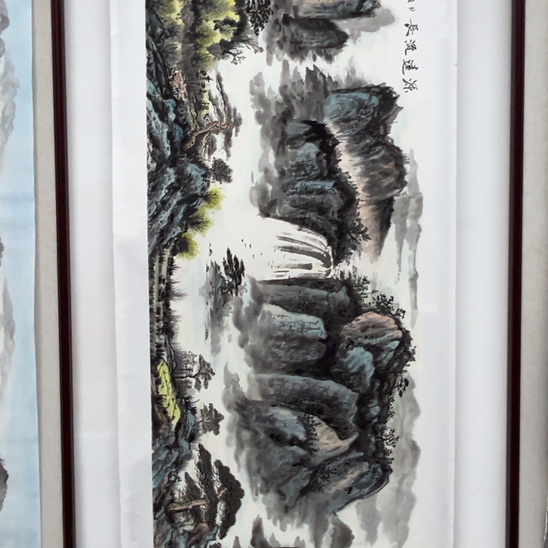 国画绘画作品多次参加全国美展