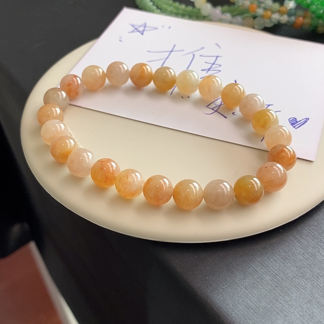 翡翠未镶嵌手链卡8.3