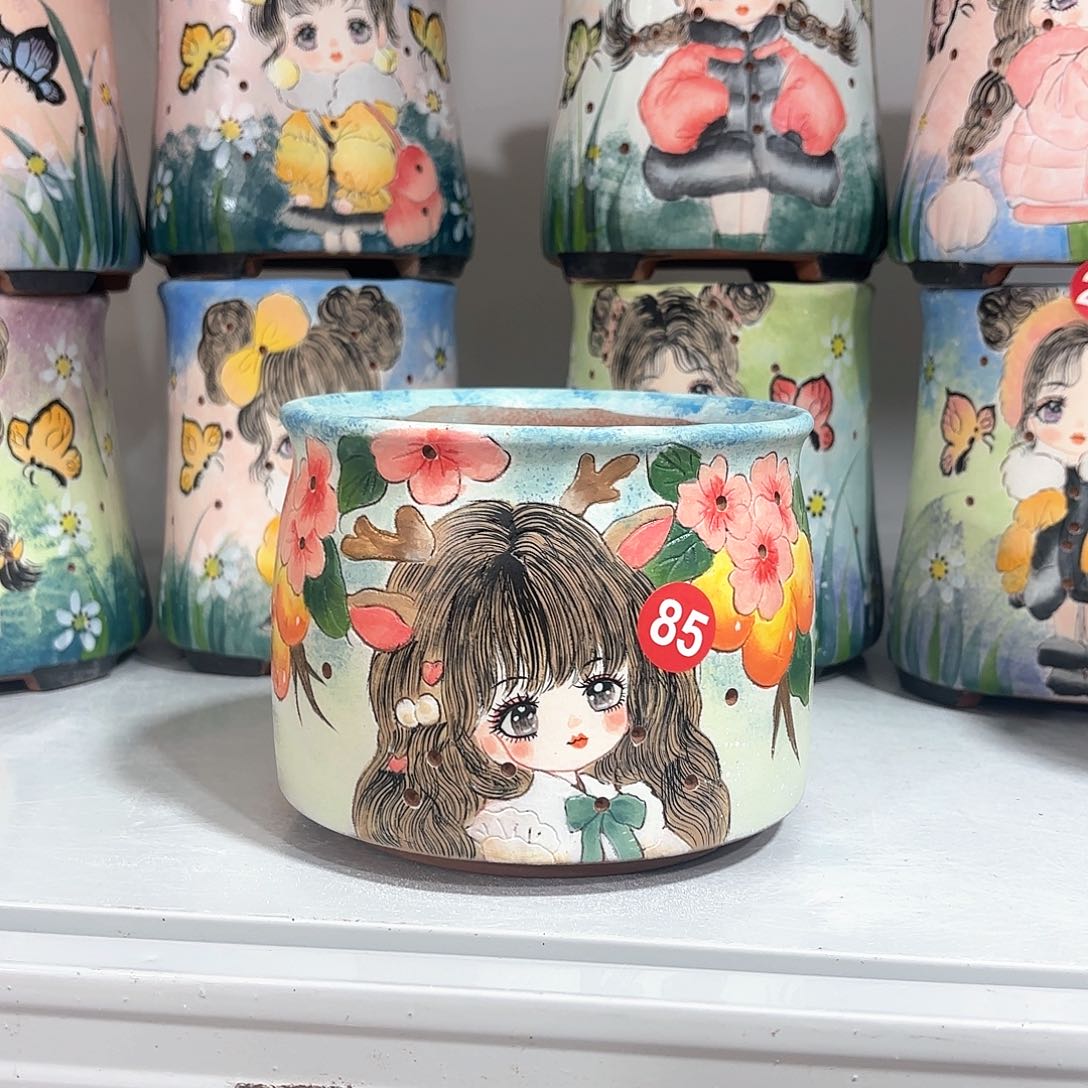 紫砂花盆手工花盆默认微瑕13/10微瑕
