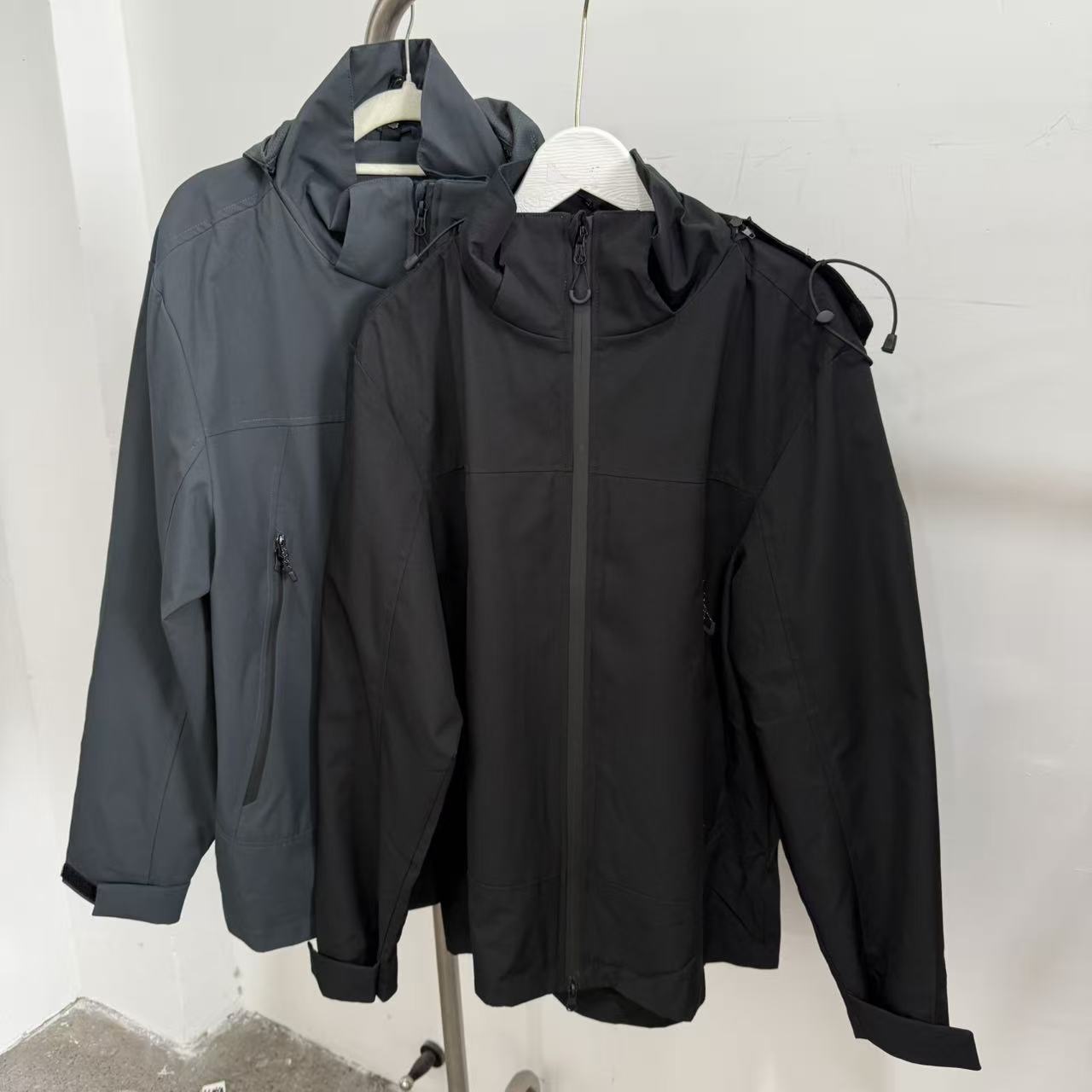 3503男款冲锋衣户外男士连帽夹克外套