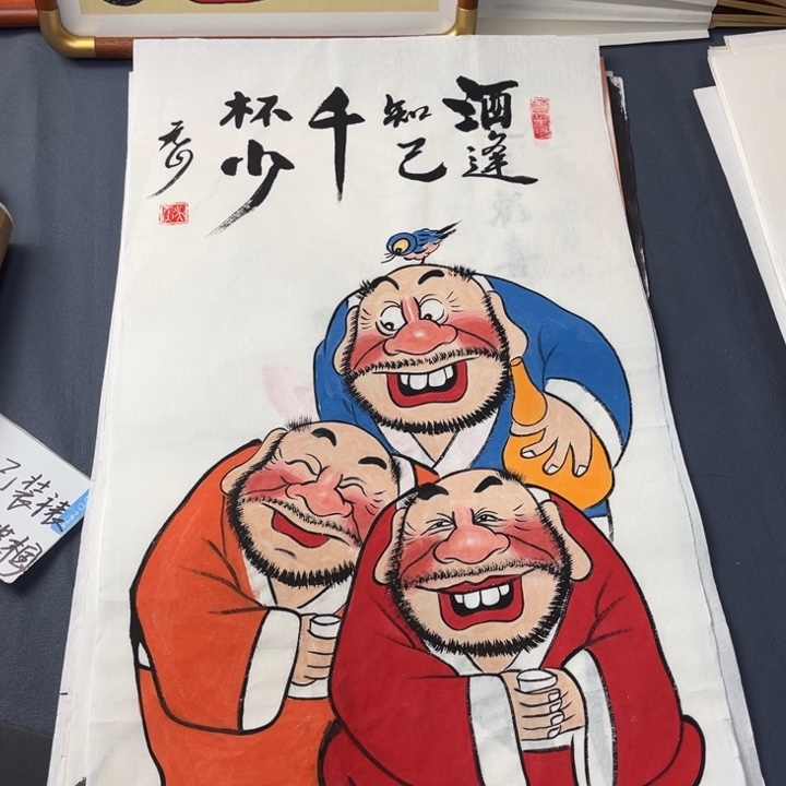 国画禅意画纯手绘作品