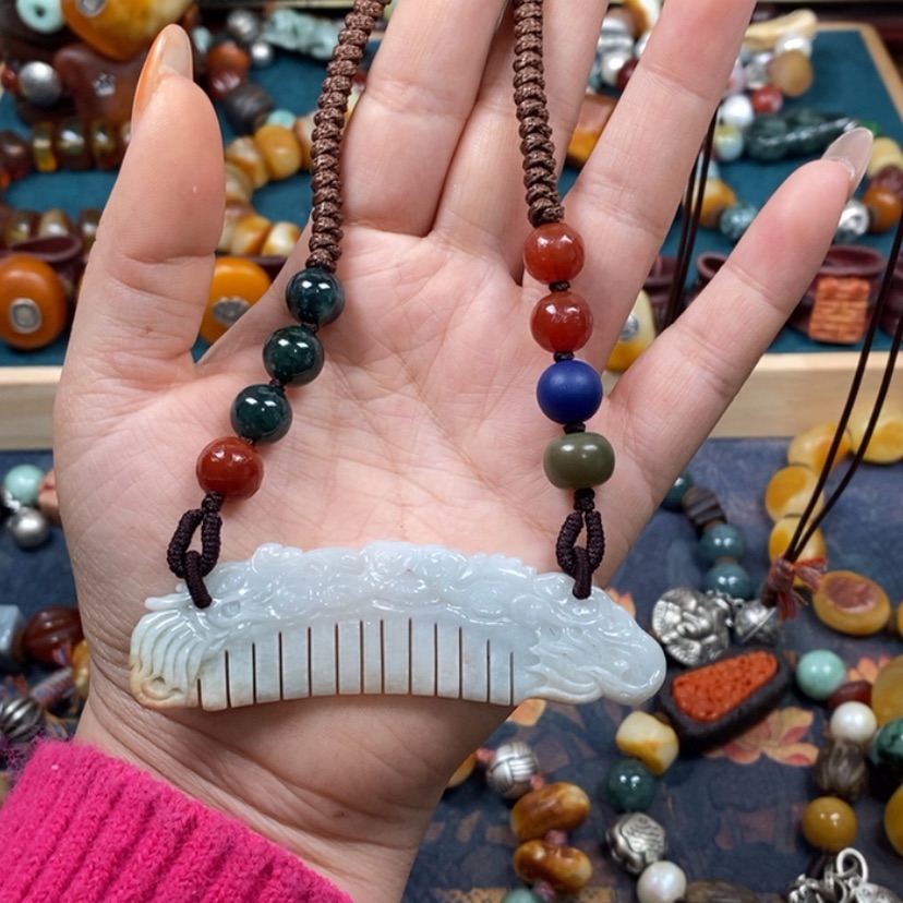 【闪购商品】翡翠颈饰未镶嵌项链 