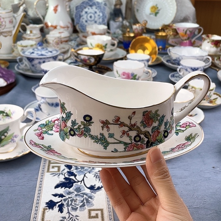 中古欧瓷瓷器小房子