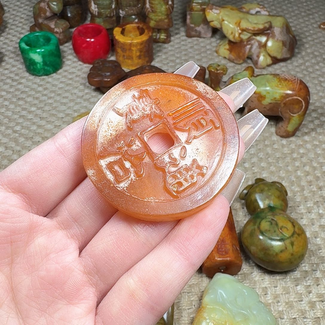 白玉菩提吊坠挂件