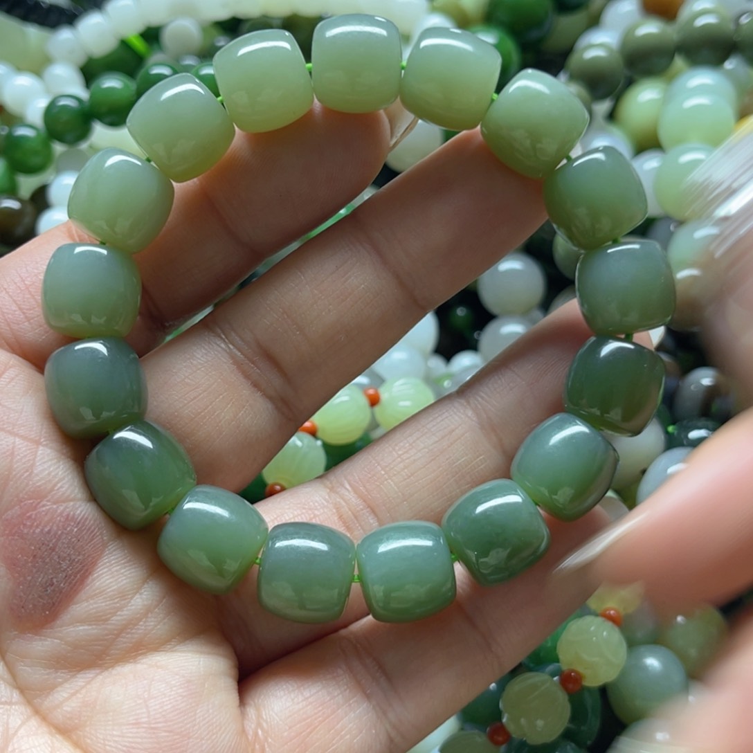 和田玉手链未镶嵌