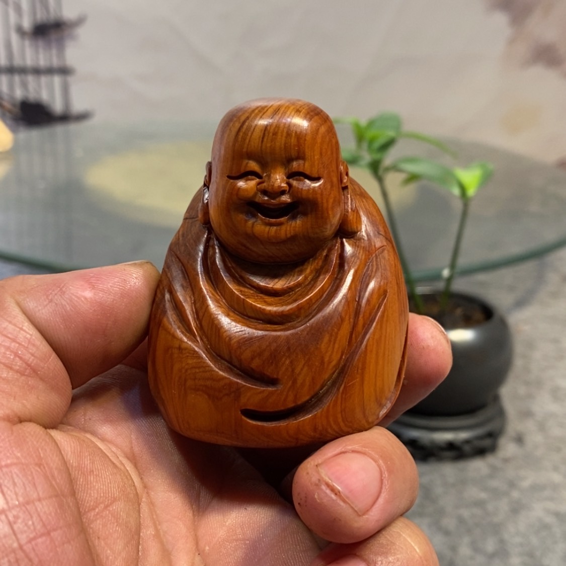 【闪购商品】柏木（崖柏）根雕木雕佛像工艺品摆件家居手把件