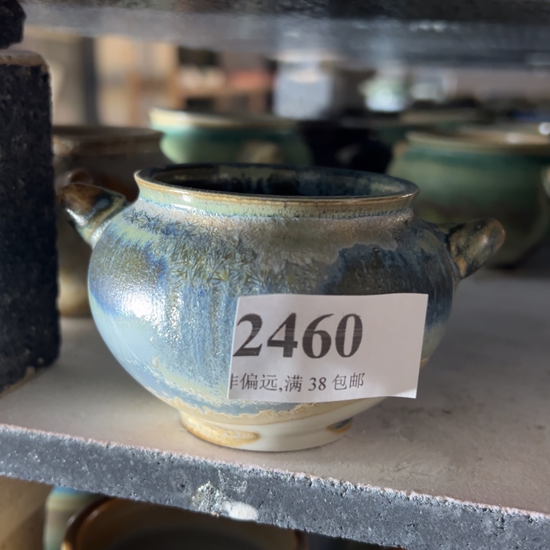 红陶景德镇手工花盆