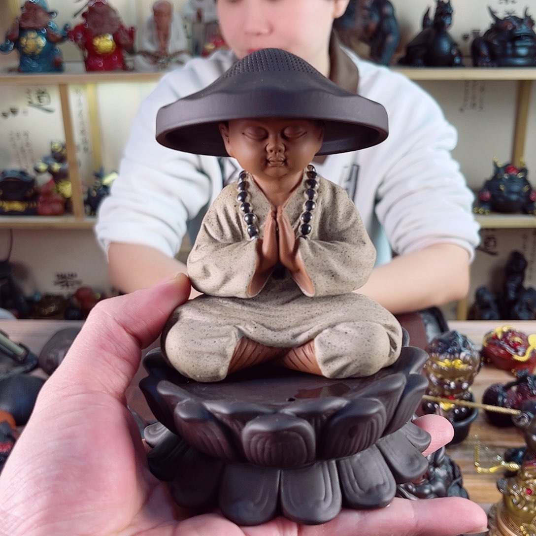 紫砂茶宠紫陶树脂茶宠摆件