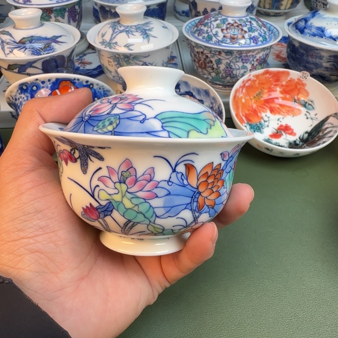 陶纯手工纯手绘茶具318