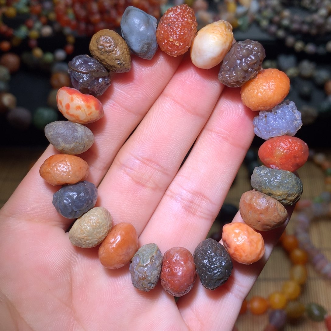 玛瑙/玉髓未镶嵌手链