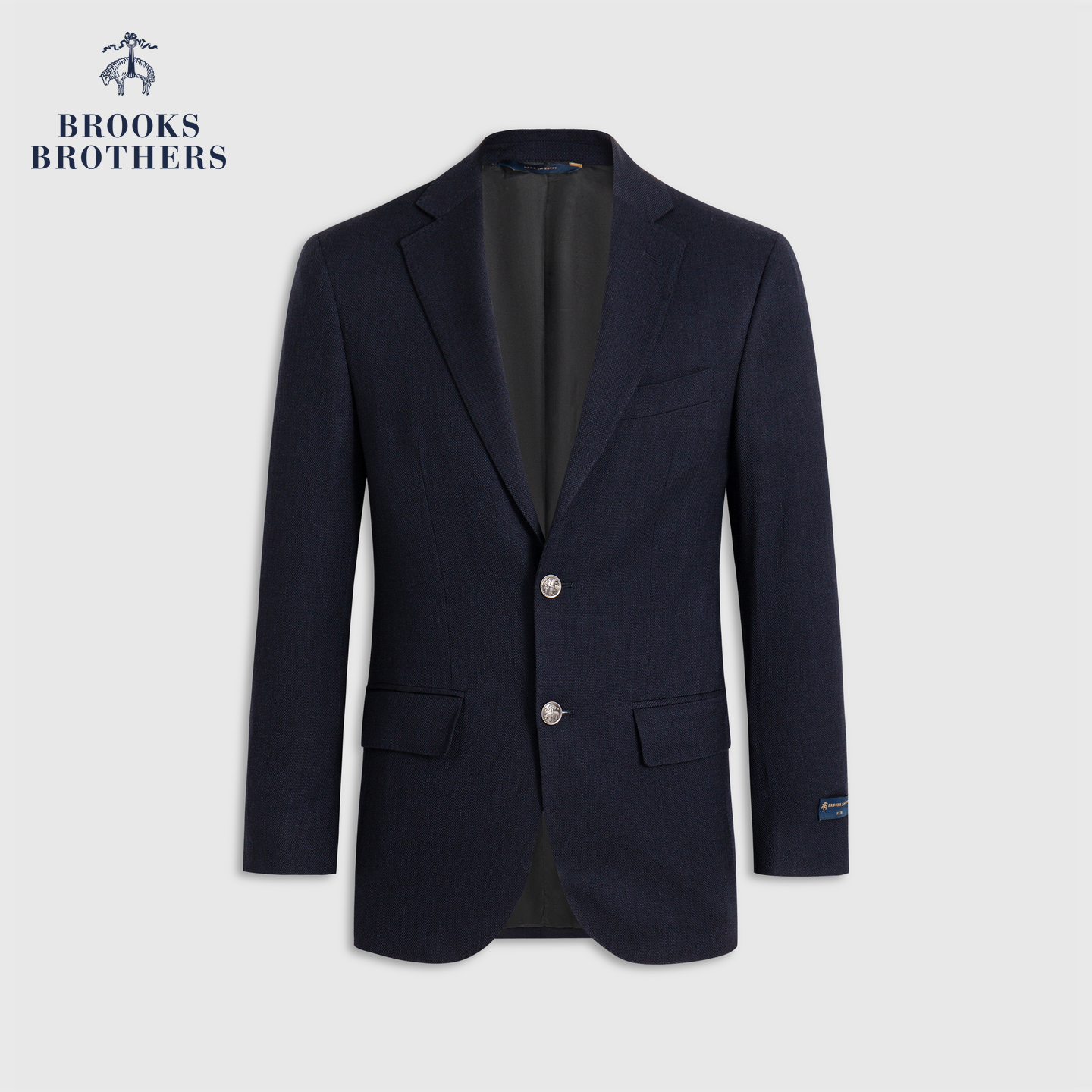 Brooks Brothers/布克兄弟男士25早秋新品绵羊毛学院风西装外套