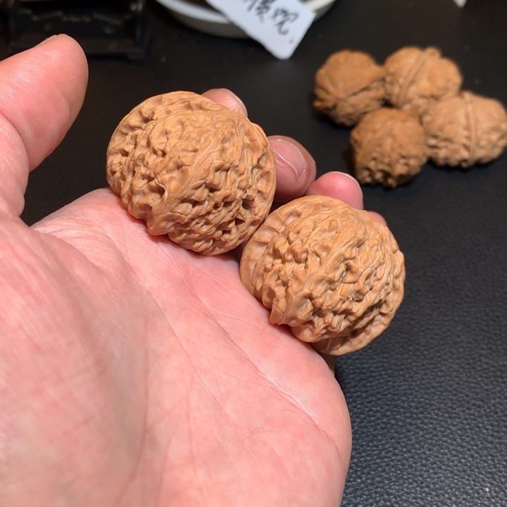 文玩核桃把件?****磨盘40