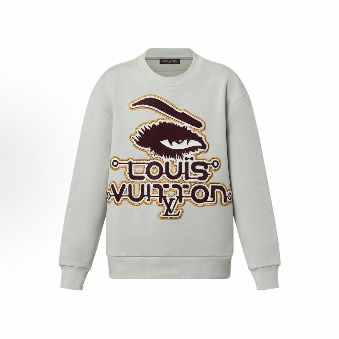 未使用 LouisVuitton/路易威登 刺绣圆领卫衣/工价11600/编10403