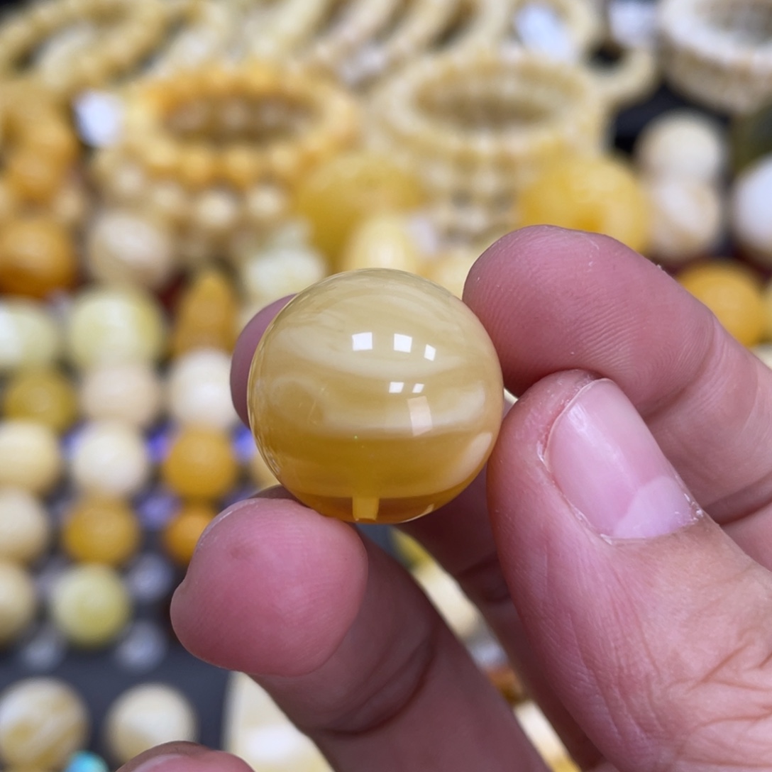 裸石蜜蜡未镶嵌18.8mm瑕疵福利款