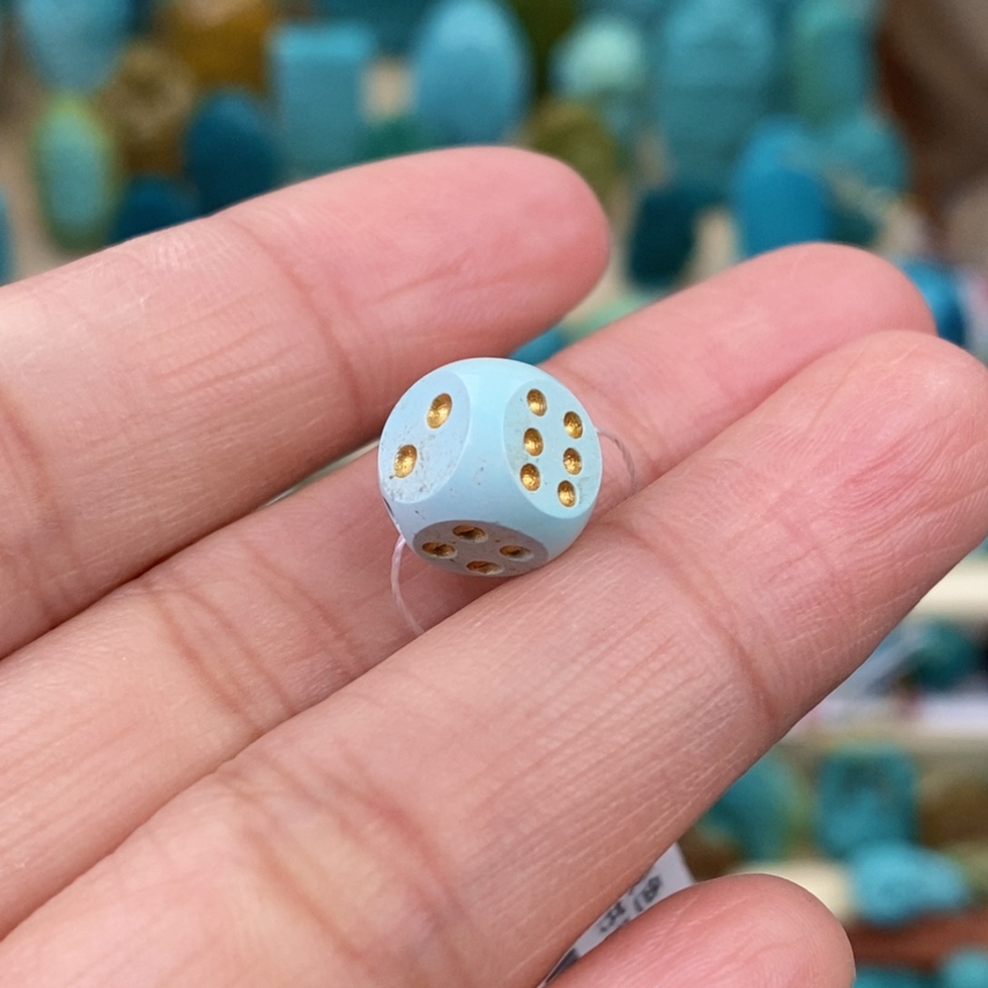 绿松石珠宝奇石未镶嵌8.5