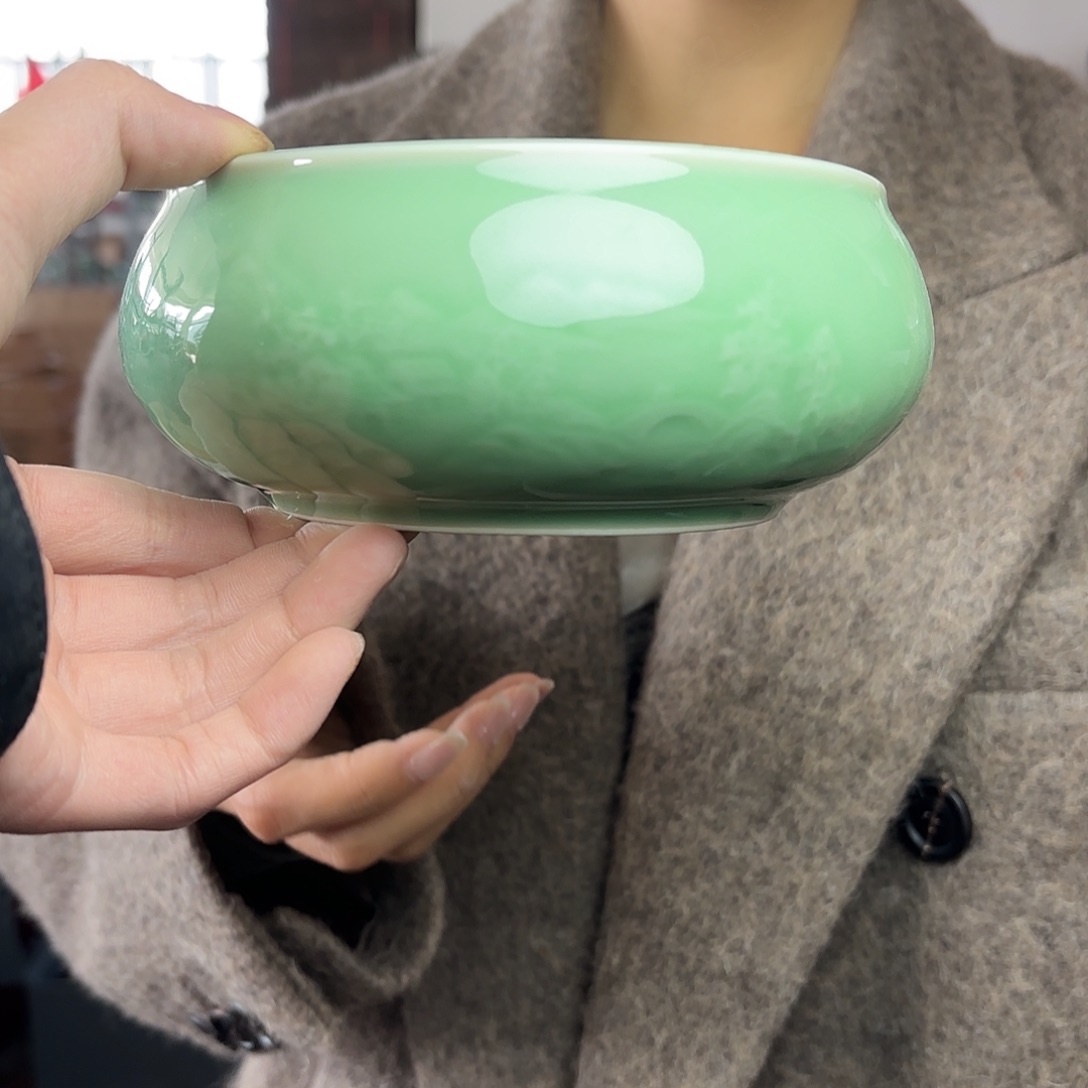 龙泉云间青瓷小米茶器