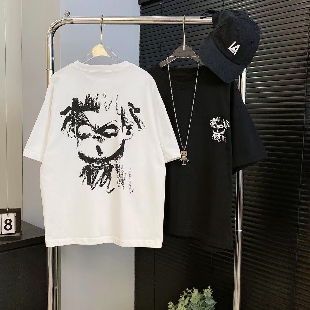 【嘟妈童装】2025儿童夏季卡通宽松短袖中大童休闲体恤3753